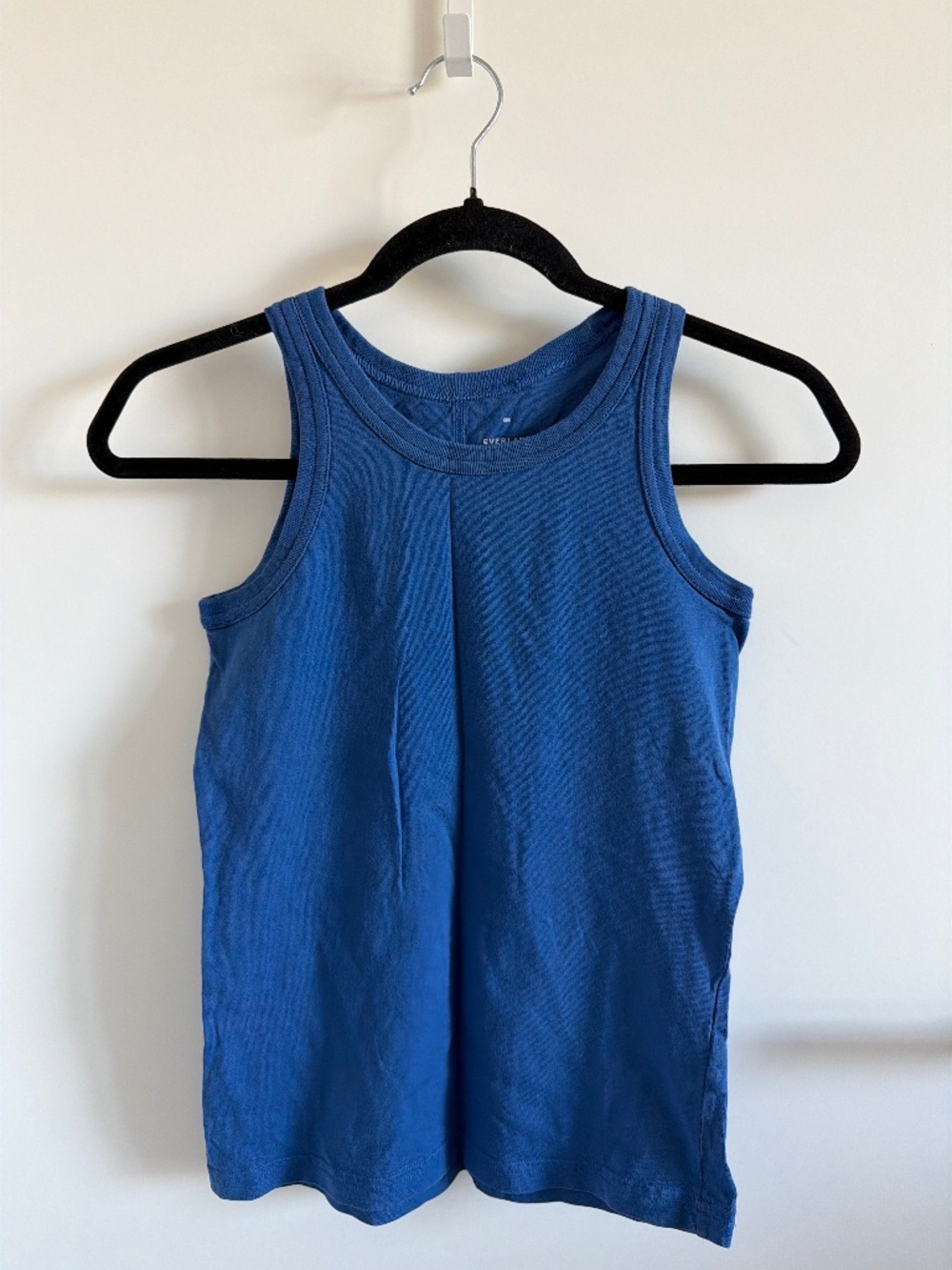 Everlane Blue Cotton Tank Top Size XXS